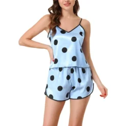 Cheibear Womens Silk Pajamas Set Sleepwear Nightwear Cami Tops With Shorts Loungewear Floral -Cheibear Sales Store GUEST 014161ba 1e34 4ec0 95f9 26ae03c74ca1