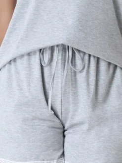 Cheibear Women's Sleepwear Lounge Soft Nightwear With Pockets Shorts Sleeve Pajama Set -Cheibear Sales Store GUEST 03c8bce6 b092 4547 ad90 5eceb25a6a9f