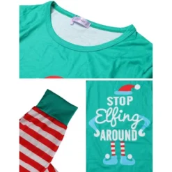 Cheibear Christmas Long Sleeve Tee With Letter And Striped Pants Family Pajama Sets 13 Cheibear Christmas Long Sleeve Tee With Letter And Striped Pants Family Pajama Sets -Cheibear Sales Store GUEST 07d7edea 58c6 41f6 9fa7 e0e2d06fe777