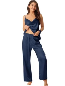 Cheibear Womens Satin Sleepwear Cowl Neck Cami Top With Long Pant PJ Loungewear Silky Pajama Set 15 Cheibear Womens Satin Sleepwear Cowl Neck Cami Top With Long Pant PJ Loungewear Silky Pajama Set -Cheibear Sales Store GUEST 0d95de42 ac6a 46fe 87f2 2947e07c0ced