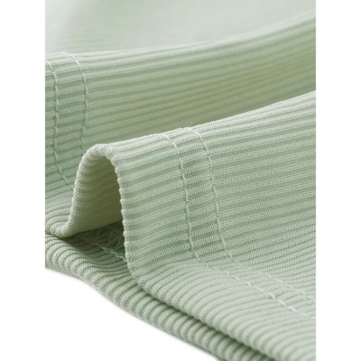 Cheibear Womens Casual Slant Shoulder Long Sleeve Top With Shorts Pajamas Set 2 Pcs 4 Cheibear Womens Casual Slant Shoulder Long Sleeve Top With Shorts Pajamas Set 2 Pcs - Image 4