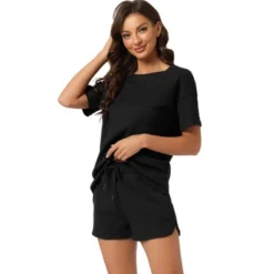 Cheibear Women's Casual Pullover Short Sleeve Lounge Sets With Shorts Jogger Outfit Summer Tracksuits 16 Cheibear Women's Casual Pullover Short Sleeve Lounge Sets With Shorts Jogger Outfit Summer Tracksuits -Cheibear Sales Store GUEST 0f84c236 b9d0 45df bd95 789d45a2bff9