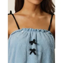 Cheibear Womens Spa Towels Snap Closure Camisole Towel Wrap Bathrobe -Cheibear Sales Store GUEST 12a57064 190d 4354 af81 c976de012d60