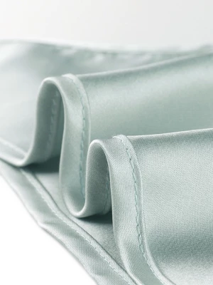 Cheibear Womens Satin Pajamas Cowl Neck Sleeveless Crop Cami Sleepwear With Pants Sliky Lounge Set 4 Cheibear Womens Satin Pajamas Cowl Neck Sleeveless Crop Cami Sleepwear With Pants Sliky Lounge Set - Image 4