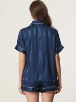 Cheibear Women's Satin Button Down Short Sleeve And Shorts Pajama Set 8 Cheibear Women's Satin Button Down Short Sleeve And Shorts Pajama Set -Cheibear Sales Store GUEST 2bd8a777 0e5b 41c7 8418 fddf314b68fd