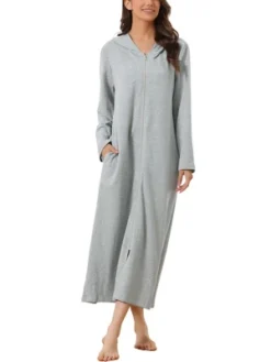 Cheibear Womens Robe Zip Front Hooded House Dress Nightshirt Housecoat Hoodie Long Bathrobe 16 Cheibear Womens Robe Zip Front Hooded House Dress Nightshirt Housecoat Hoodie Long Bathrobe -Cheibear Sales Store GUEST 35fa7e19 5716 4e50 bf17 48ec91ff04f6