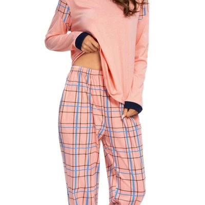 Cheibear Womens Sleepwear Pjs Lounge Round Neck With Pants Nightwear Pajama Set 4 Cheibear Womens Sleepwear Pjs Lounge Round Neck With Pants Nightwear Pajama Set - Image 4