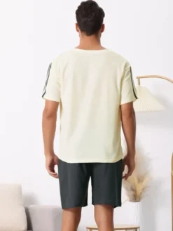 Cheibear Men's Sleepwear Short Sleeve T-Shirt With Shorts Cute Print Couple Pajama Sets 8 Cheibear Men's Sleepwear Short Sleeve T-Shirt With Shorts Cute Print Couple Pajama Sets -Cheibear Sales Store GUEST 531f2ea7 078d 4027 81f0 9a86187dd845