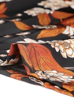 Cheibear Women's Satin Floral Button Down Long Sleeve Lounge Set 2 Pcs -Cheibear Sales Store GUEST 598b9a61 6c84 426b 8af4 c1add9e23f4a