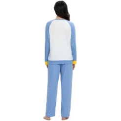 Cheibear Womens Sleepwear Crew Neck Nightwear With Pants Pockets Loungewear Pajama Set -Cheibear Sales Store GUEST 5a1302a2 1e26 40c8 b38f ec6653e78108