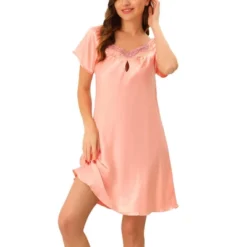 Cheibear Womens Satin Sleepwear Pajama Dress Nightshirt Soft Lounge Nightgowns 19 Cheibear Womens Satin Sleepwear Pajama Dress Nightshirt Soft Lounge Nightgowns -Cheibear Sales Store GUEST 5c4152f1 468d 48f6 aef9 2509b5b4c316