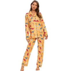 Cheibear Womens Sleepwear Lounge Cute Print Nightwear With Pants Long Sleeve Pajama Set -Cheibear Sales Store GUEST 5d79b578 9d66 429d a963 51d20b42ba62