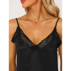 Cheibear Womens Satin Lounge Stripe Lace Trim Cami Tops With Pants Sleepwear Pajamas Sets 8 Cheibear Womens Satin Lounge Stripe Lace Trim Cami Tops With Pants Sleepwear Pajamas Sets -Cheibear Sales Store GUEST 5ec7fa11 98c4 438e 8d86 6517ebbbb837