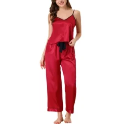 Cheibear Women's Pajama Party Satin Silky Summer Camisole Cami Pants Sets 21 Cheibear Women's Pajama Party Satin Silky Summer Camisole Cami Pants Sets -Cheibear Sales Store GUEST 68372030 5253 4af1 8801 7af2bb4ffb85