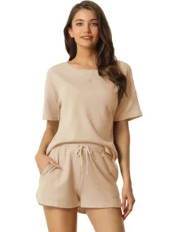 Cheibear Women's Casual Pullover Short Sleeve Lounge Sets With Shorts Jogger Outfit Summer Tracksuits 14 Cheibear Women's Casual Pullover Short Sleeve Lounge Sets With Shorts Jogger Outfit Summer Tracksuits -Cheibear Sales Store GUEST 761173f3 2ea5 45d1 9444 b02fe89be2ca