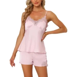 Cheibear Womens Satin Lounge Lace Trim Cami Tops With Shorts Sleepwear Pajamas Sets 14 Cheibear Womens Satin Lounge Lace Trim Cami Tops With Shorts Sleepwear Pajamas Sets -Cheibear Sales Store GUEST 7bed31cb 85b0 42d6 b041 d649e918c266
