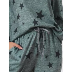 Cheibear Women's Long Sleeve Kint Printed Pattern 2 Pieces Pajama Sets -Cheibear Sales Store GUEST 8639c6f7 e48a 40b7 9af5 93b6ee5e5f66