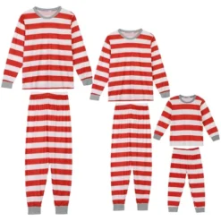 Cheibear Striped Winter Xmas Christmas Family Matching Sleepwear Set Red-Stripes 9 Cheibear Striped Winter Xmas Christmas Family Matching Sleepwear Set Red-Stripes -Cheibear Sales Store GUEST 86430b3e f9c1 4eb6 b7ad 6f9a0a433f6c