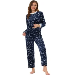 Cheibear Womens Flannel Pajama Sets Winter Cute Printed Long Sleeve Nightwear Lounge Sleepwear -Cheibear Sales Store GUEST 8f9e39ee 16fe 45b2 80d5 d14435185234