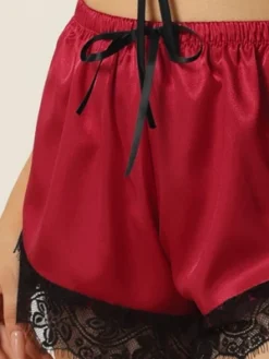 Cheibear Womens Silky Satin Sleeveless Cami Top With Shorts Sleepwear Pajama Sets 2 Pcs -Cheibear Sales Store GUEST 9176be28 b24b 4edc a0e2 1d1bd34ac15e