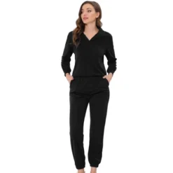 Cheibear Womens Lounge Sets Sweatsuit Sleepwear Pajama With Pockets Pullover Tracksuits 9 Cheibear Womens Lounge Sets Sweatsuit Sleepwear Pajama With Pockets Pullover Tracksuits -Cheibear Sales Store GUEST 943c3ffe 5fba 4691 bd44 a290adba66f7