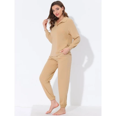 Cheibear Womens Lounge Sets Sweatsuit Sleepwear Pajama With Pockets Pullover Tracksuits 1 Cheibear Womens Lounge Sets Sweatsuit Sleepwear Pajama With Pockets Pullover Tracksuits