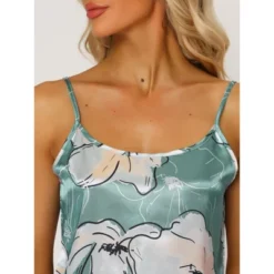 Cheibear Women's Satin Sleepwear Floral Loungewear Cami With Shorts Pajama Set -Cheibear Sales Store GUEST 9d7efe7b 9337 47cc 9e91 d88803d07fe0