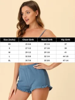 Cheibear Womens Sleepwear Knit Pajamas Spaghetti Strap Runch Front Cami Lounge PJ Set -Cheibear Sales Store GUEST a8397586 f3fb 4dad 956a 22df70e7aea4