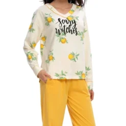 Cheibear Womens Sleepwear Cute Print V-Neck Nightwear With Pants Loungewear Pajama Set -Cheibear Sales Store GUEST be93749d 36af 4d7b 969a cc164a240dae
