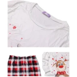Cheibear Family Christmas Pajamas Matching Sets Sleepwear Holiday Home Party Pajama Set -Cheibear Sales Store GUEST ca942061 934e 4154 a2d2 e4b77e79ff02