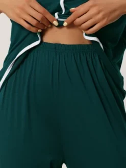 Cheibear Womens Sleepwear Pajamas Long Sleeve Pullover Tops With Pants Lounge Sets -Cheibear Sales Store GUEST e586c08f b5ed 44b6 a03e ed35146fec56