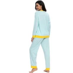 Cheibear Womens Lounge Sets Long Sleeves Round Neck Soft With Pants Sleepwear Pajamas 8 Cheibear Womens Lounge Sets Long Sleeves Round Neck Soft With Pants Sleepwear Pajamas -Cheibear Sales Store GUEST f05e58d2 5869 4014 948b 226269dfdd6b