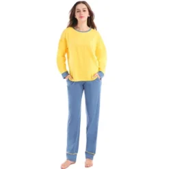 Cheibear Womens Sleepwear Round Neck Nightwear With Pants Pajama Lounge Set -Cheibear Sales Store GUEST f0cfebba a6eb 41dd bce0 268b4b8c3f5f