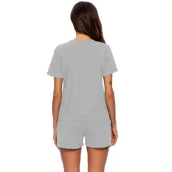 Cheibear Womens Sleepwear Crew Neck Nightwear With Shorts Loungewear Pajama Set -Cheibear Sales Store GUEST f1f84f94 31dc 4c84 9dbf 2ae9c4f57fa4