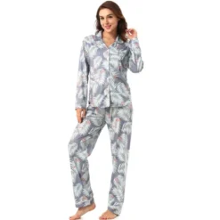 Cheibear Women's Sleepwear Loungewear Cute Print With Pants Soft Long Sleeve Pajama Set -Cheibear Sales Store GUEST f692f59f db37 4ae3 996b f5bf01062260