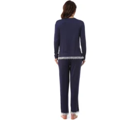 Cheibear Womens Sleepwear Soft Lace Trim Knit Stretch Long Sleeve Shirt And Pants 2pcs Pajama Set 7 Cheibear Womens Sleepwear Soft Lace Trim Knit Stretch Long Sleeve Shirt And Pants 2pcs Pajama Set -Cheibear Sales Store GUEST f6d0a0a9 a292 436d a902 0b9dc47bdb80